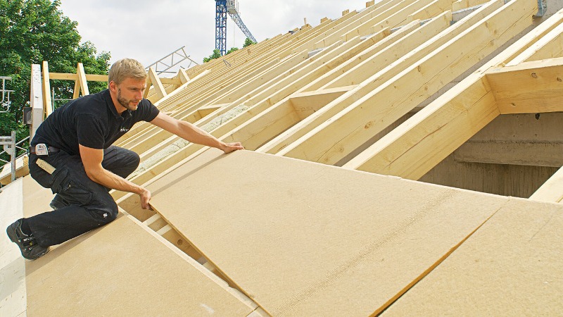 Panneaux Pare-pluie Rigides Fibre de Bois pour Toitures et Murs